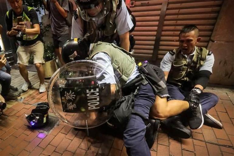 Hong Kongâdaki protestolarda 6 gÃ¶zaltÄ±