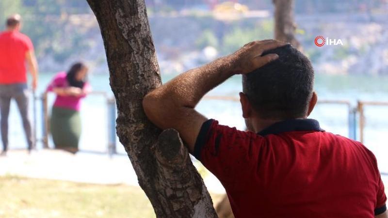 İntihara teşebbüs eden kadını, kocası ağaca yaslanarak izledi