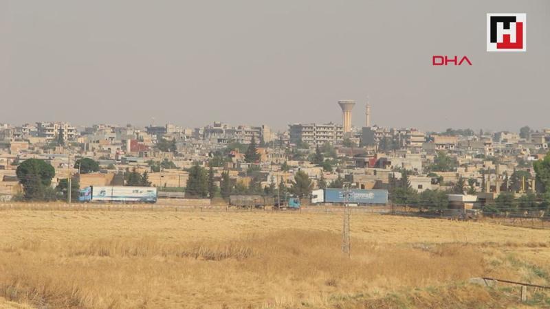 Irak yönünden Suriye'ye gelen ABD konvoyu, gündüz görüntülendi