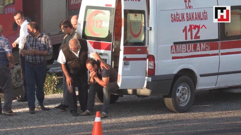 Kazaya yardım etmek isterken babasının cansız bedeniyle karşılaştı