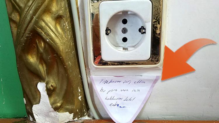 Telefonunu Åarj ettikten sonra bu notu bÄ±raktÄ±